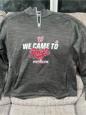 Majestic Authentic Thermal Base Washington Reign Baseball Hoodie Boy’s Size L